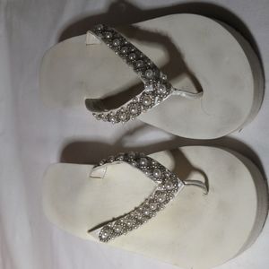 Wedding White Thongs / Flip Flops